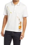 ROBERT GRAHAM SKULL ON THE ROCKS PIQUE PERFORMANCE POLO,RF207102CF