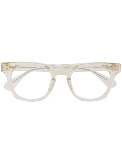 Epos Zeto Square-frame Glasses In Nude