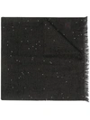 Brunello Cucinelli Sequin Embellished Scarf In Black