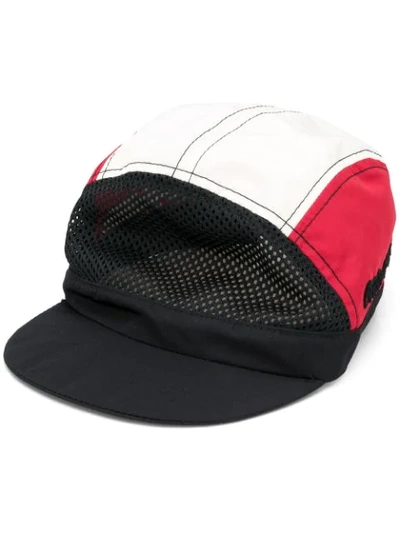 Moschino Logo刺绣棒球帽 In Black