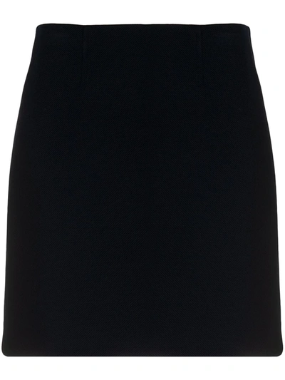 Paule Ka Knitted Midi Skirt In Blue