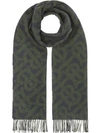 BURBERRY REVERSIBLE MONOGRAM CHECKED SCARF