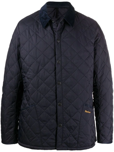 Barbour Heritage Liddesdale Quilted Jacket In Blue