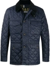 BARBOUR QUILTED SINGLE-BREASTED JACKET