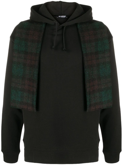 Raf Simons Scarf-detail Hoodie In Black | ModeSens