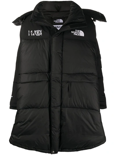 Mm6 Maison Margiela X The North Face Himalayan羽绒大衣 In Black