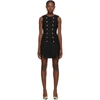 VERSACE JEANS COUTURE VERSACE JEANS COUTURE BLACK TWEED SHORT DRESS