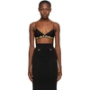 VERSACE JEANS COUTURE BLACK LACE TRIANGLE BRA