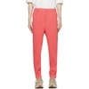ISSEY MIYAKE PINK NEW COLORFUL BASICS 2 TROUSERS