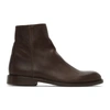 PS BY PAUL SMITH PS BY PAUL SMITH BROWN ZIP BILLY BOOTS