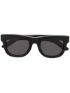 Retrosuperfuture Tinted Square-frame Sunglasses In Black