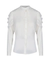 ANN DEMEULEMEESTER ANN DEMEULEMEESTER GATHERED SLEEVE SHIRT