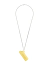 Ambush Lighter Case Unisex Necklace In Yellow
