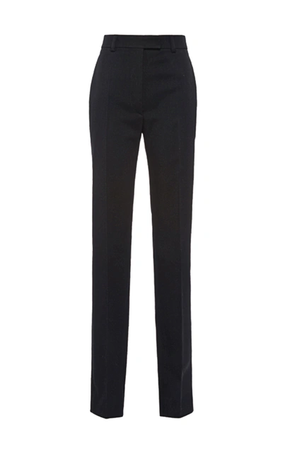 PRADA WOOL STRAIGHT-LEG PANTS