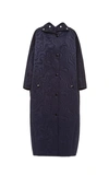 Prada Oversized Coat In Navy