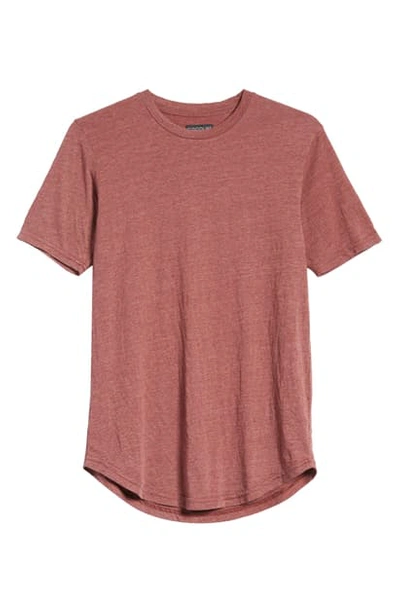 Goodlife Triblend Scallop Crewneck T-shirt In Russett