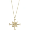 AZLEE Compass Diamond Necklace