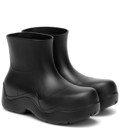 Bottega Veneta The Puddle Biodegradable-rubber Ankle Boots In Black