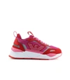 EMPORIO ARMANI MESH RED FUCHSIA SNEAKER,11574459