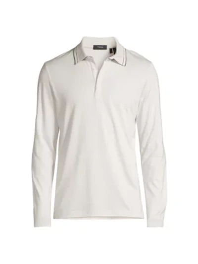 Theory Men's Sartorial Polo Shirt In Puff White