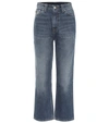 GANNI HIGH-RISE STRAIGHT JEANS,P00490656