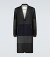 VALENTINO 羊毛混纺拼色大衣,P00500858