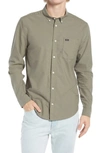 RVCA THAT'LL DO BUTTON-DOWN SHIRT,M551VRTD