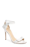 Alexandre Birman Women's Clarita Ankle Tie High Stiletto Heel Sandals In White Leather
