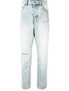 KSUBI RIPPED TAPERED JEANS