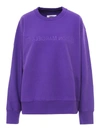 MM6 MAISON MARGIELA MM6 COTTON SWEATER IN PURPLE