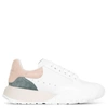 Alexander Mcqueen Court White Panelled Leather Sneakers