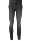 MOTHER HIGH RISE SKINNY FIT JEANS