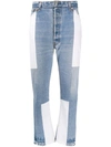 RE/DONE PANELLED CROPPED JEANS,15928794