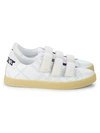 BURBERRY PERFECT STORM LEATHER SNEAKERS,0400012811354