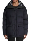 BURBERRY MANSFIELD HOODED CASHMERE DOWN PUFFER JACKET,0400012838124