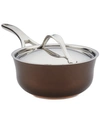 ANOLON NOUVELLE COPPER LUXE HARD-ANODIZED NON-STICK 2.5-QT. SAUCIER