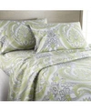 SOUTHSHORE FINE LINENS CLASSIC PAISLEY ULTRA-SOFT 4-PIECE SHEET SET