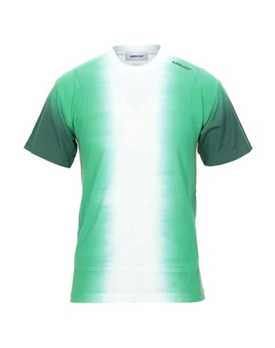 Ambush Tie Dye Paneled T-shirt Green In 5