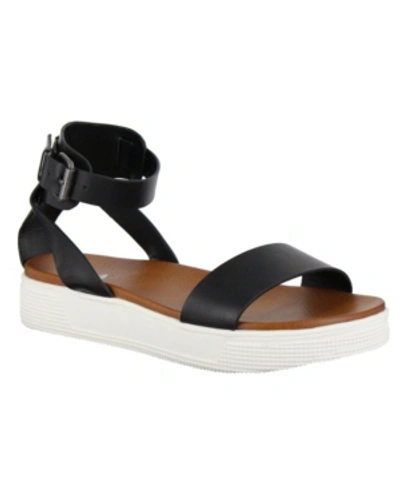 Mia Women's Ellen Round Toe Sandals In Black