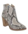 Mia Women's Patton Western Inspired Boots Women's Shoes In Stone