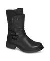 Gc Shoes Brandy Womens Ruched Round Toe Mid-calf Boots In Brown