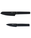 Berghoff Vegetable & Paring Knife 2-piece Set In Black