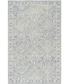 Ralph Lauren Olivier Lrl6935m Blue And Ivory 2'6" X 4' Area Rug In Blue