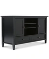 Simpli Home Burbank Tv Stand In Black