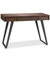 Simpli Home Minah Desk In Charcoal