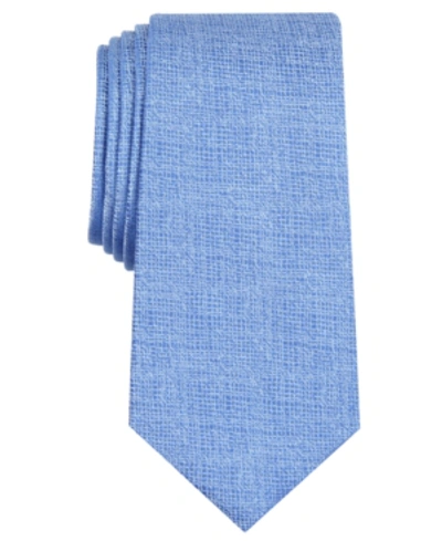 Alfani Men's Solid Slim Tie, Created For Macy's In Lt Blue