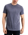 ALFANI MEN'S ALFATECH POCKET T-SHIRT, CREATED FOR MACY'S