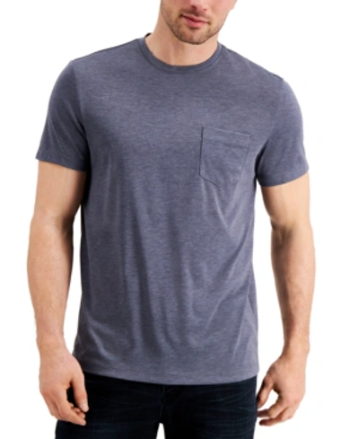 Alfani Men's Alfatech Pocket T-shirt, Created For Macy's In Oxford Heather