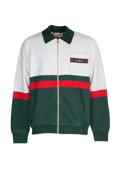 Gucci Sweatshirt In Bianco