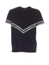 GIVENCHY BLACK T-SHIRT WITH PRINT,11574846
